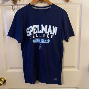 Spell college Brother Russell Athletic Blue Short Sleeve Tee